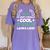 Cool Teacher Saying Teaching Student Men Women Women's Comfort Colors T-Shirt Violet