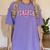 Coquette Bow Back To School First Day Teacher Women's Comfort Colors T-Shirt Violet Coquette Bow Back To School First Day Teacher Women's Comfort Colors T-Shirt Violet