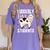 Cow Teacher Lover Women's Comfort Colors T-Shirt Violet