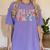 Created By God Chosen By Jesus Called To Be a Teacher Women's Comfort Colors T-Shirt Violet