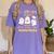 Creepin It Real With Kindergarten Monsters Halloween Teacher Women's Comfort Colors T-Shirt Violet Creepin It Real With Kindergarten Monsters Halloween Teacher Women's Comfort Colors T-Shirt Violet