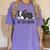 Cute Boston Terrier Boston Mama Women's Comfort Colors T-Shirt Violet
