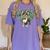 Cute Boston Terrier Shamrock St Patrick's Day Dog Lover Men Women Kids Women's Comfort Colors T-Shirt Violet