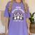 Cute Cartoon For Dog Owners Pet Team Boston Terrier Women's Comfort Colors T-Shirt Violet
