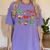 Cute Coquette Pencil Bow Christmas School Teacher Student Women's Comfort Colors T-Shirt Violet