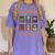 Cute Halloween Teacher Women's Comfort Colors T-Shirt Violet Cute Halloween Teacher Women's Comfort Colors T-Shirt Violet
