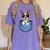 Cute Pocket Boston Terrier Lover Dog Mom Women's Comfort Colors T-Shirt Violet