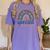 Cute Special Education Leopard Print SPED Teacher Idea Women's Comfort Colors T-Shirt Violet