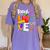 Cute Teach Love And Inspire Men Women Teacher Women's Comfort Colors T-Shirt Violet Cute Teach Love And Inspire Men Women Teacher Women's Comfort Colors T-Shirt Violet