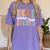Deaf Dream Team Education Deaf Education Teacher Women's Comfort Colors T-Shirt Violet