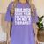 Dear Math Grow Up Solve Your Own Problems Math Teacher Women's Comfort Colors T-Shirt Violet