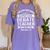 Debate Teacher Tshirt For Men Women Women's Comfort Colors T-Shirt Violet