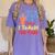 Diabetic Teacher Diabetes Awareness Insulin Blue Ribbon Women's Comfort Colors T-Shirt Violet Diabetic Teacher Diabetes Awareness Insulin Blue Ribbon Women's Comfort Colors T-Shirt Violet