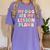My Dog Ate My Lesson Plan Kindergarten Teacher Dog Lover For Men Women Women's Comfort Colors T-Shirt Violet