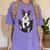 Dog Lovers Boston Terrier In Pocket Dog Face For Men Women Kids Women's Comfort Colors T-Shirt Violet