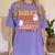 What Are We Doing Today Halloween PE Spooky Teacher Women's Comfort Colors T-Shirt Violet