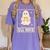 All Done Sign Language Ghost Speech Pathology Teacher Women's Comfort Colors T-Shirt Violet
