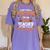 I Don't Need a Costume I'm An Art Teacher Retro Halloween Women's Comfort Colors T-Shirt Violet