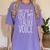 Don't Make Me Use My Teacher Voice Shirt Men Women Teacher Women's Comfort Colors T-Shirt Violet