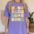 Dual Language Crew Bilingual Spanish Teacher Back To School For Men Women Women's Comfort Colors T-Shirt Violet