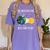 Earth Rotation Earth Day Science Teacher Kids Women Women's Comfort Colors T-Shirt Violet Earth Rotation Earth Day Science Teacher Kids Women Women's Comfort Colors T-Shirt Violet