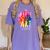 Earth Without Art Is Just Eh Painting Artist Pun Art Teacher Women's Comfort Colors T-Shirt Violet Earth Without Art Is Just Eh Painting Artist Pun Art Teacher Women's Comfort Colors T-Shirt Violet