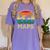 Easily Distracted By Maps Geography Teacher Women's Comfort Colors T-Shirt Violet Easily Distracted By Maps Geography Teacher Women's Comfort Colors T-Shirt Violet