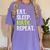 Eat Sleep Math Repeat Teacher Lover Women's Comfort Colors T-Shirt Violet Eat Sleep Math Repeat Teacher Lover Women's Comfort Colors T-Shirt Violet