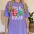 Elf Squad Pre-k Teacher Christmas Child Xmas Women's Comfort Colors T-Shirt Violet Elf Squad Pre-k Teacher Christmas Child Xmas Women's Comfort Colors T-Shirt Violet