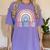 ESL Squad Teacher Crew Team Back To School English Rainbow Women's Comfort Colors T-Shirt Violet ESL Squad Teacher Crew Team Back To School English Rainbow Women's Comfort Colors T-Shirt Violet
