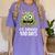 Eye Survived 100 Days Of School Monster Lover Teacher Kids Women's Comfort Colors T-Shirt Violet Eye Survived 100 Days Of School Monster Lover Teacher Kids Women's Comfort Colors T-Shirt Violet