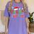 FA LA 8 Christmas Santa FA La Math Teacher Student Women's Comfort Colors T-Shirt Violet