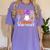 Fab Boo Lous Infant Teacher Halloween Costume Women's Comfort Colors T-Shirt Violet