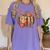 Fall Book Pumpkin Retro Reading Halloween Teacher Women's Comfort Colors T-Shirt Violet Fall Book Pumpkin Retro Reading Halloween Teacher Women's Comfort Colors T-Shirt Violet