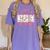 Are You Fall-O-Ween Directions Halloween Teacher Ghost Women's Comfort Colors T-Shirt Violet