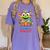 Feed The Reading Monster Halloween Teacher Women's Comfort Colors T-Shirt Violet Feed The Reading Monster Halloween Teacher Women's Comfort Colors T-Shirt Violet