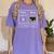 First Caffeinate Then Educate I Am Earning A Break Teacher Women's Comfort Colors T-Shirt Violet