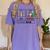 First Data Then Christmas I'm Earning A Break Sped Teacher Men Women Women's Comfort Colors T-Shirt Violet