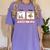 First Data Then Thanksgiving Im Earning A Break Sped Teacher Women's Comfort Colors T-Shirt Violet