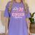 First Day Of School Teacher Girl Coquette Hello Kindergarten Women's Comfort Colors T-Shirt Violet First Day Of School Teacher Girl Coquette Hello Kindergarten Women's Comfort Colors T-Shirt Violet