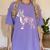 Floral FLower Boston Terrier Mom Grandma Women's Comfort Colors T-Shirt Violet