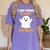 French Teacher Halloween French Class School Women's Comfort Colors T-Shirt Violet French Teacher Halloween French Class School Women's Comfort Colors T-Shirt Violet