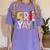 Fri-Yay Happy Friday Lovers Teacher Weekend Women Women's Comfort Colors T-Shirt Violet Fri-Yay Happy Friday Lovers Teacher Weekend Women Women's Comfort Colors T-Shirt Violet