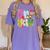 Fri-Yay Happy Friday Weekend Teacher Back To School Women's Comfort Colors T-Shirt Violet