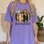Fun Fall Book Lover Cute Teacher Student Halloween Women's Comfort Colors T-Shirt Violet