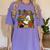 Ghost Library Reading Books Halloween Librarian Teacher Women's Comfort Colors T-Shirt Violet