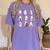 Ghost Music Teacher Halloween Musician Costume Women's Comfort Colors T-Shirt Violet Ghost Music Teacher Halloween Musician Costume Women's Comfort Colors T-Shirt Violet
