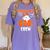 Girl Toddler Boo Crew Daycare Teacher Halloween Party Women's Comfort Colors T-Shirt Violet
