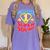 Grade 1 Super Squad Superhero Teacher Team Women's Comfort Colors T-Shirt Violet Grade 1 Super Squad Superhero Teacher Team Women's Comfort Colors T-Shirt Violet
