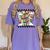 Groovy ABA RBT Therapist In My Behavior Analyst Era Teacher Women's Comfort Colors T-Shirt Violet Groovy ABA RBT Therapist In My Behavior Analyst Era Teacher Women's Comfort Colors T-Shirt Violet